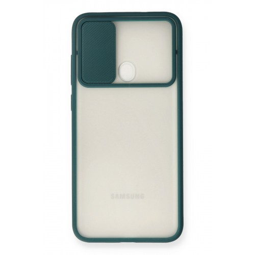 Newface Samsung Galaxy A11 Kılıf Palm Buzlu Kamera Sürgülü Silikon - Yeşil Newface Samsung Galaxy A11 Kılıf Palm Buzlu Kamera Sürgülü Silikon - Yeşil