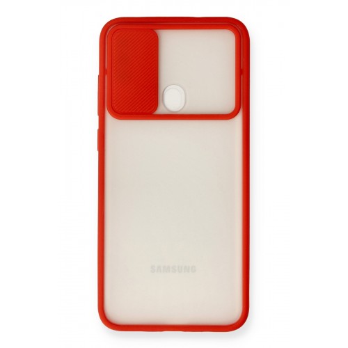 Newface Samsung Galaxy A11 Kılıf Palm Buzlu Kamera Sürgülü Silikon - Kırmızı Newface Samsung Galaxy A11 Kılıf Palm Buzlu Kamera Sürgülü Silikon - Kırmızı