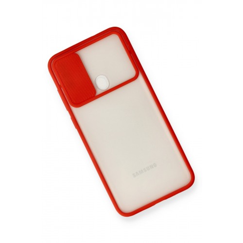 Newface Samsung Galaxy A11 Kılıf Palm Buzlu Kamera Sürgülü Silikon - Kırmızı Newface Samsung Galaxy A11 Kılıf Palm Buzlu Kamera Sürgülü Silikon - Kırmızı
