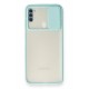 Newface Samsung Galaxy A11 Kılıf Palm Buzlu Kamera Sürgülü Silikon - Turkuaz Newface Samsung Galaxy A11 Kılıf Palm Buzlu Kamera Sürgülü Silikon - Turkuaz