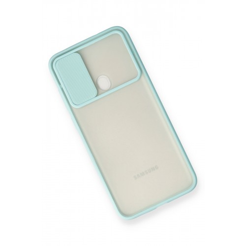 Newface Samsung Galaxy A11 Kılıf Palm Buzlu Kamera Sürgülü Silikon - Turkuaz Newface Samsung Galaxy A11 Kılıf Palm Buzlu Kamera Sürgülü Silikon - Turkuaz