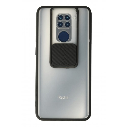 Newface Xiaomi Redmi Note 9 Kılıf Palm Buzlu Kamera Sürgülü Silikon - Siyah Newface Xiaomi Redmi Note 9 Kılıf Palm Buzlu Kamera Sürgülü Silikon - Siyah