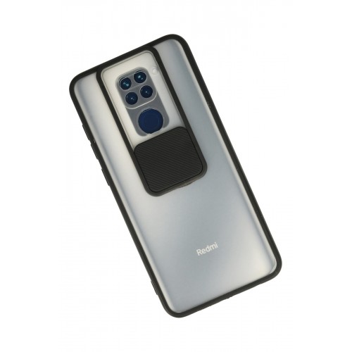 Newface Xiaomi Redmi Note 9 Kılıf Palm Buzlu Kamera Sürgülü Silikon - Siyah Newface Xiaomi Redmi Note 9 Kılıf Palm Buzlu Kamera Sürgülü Silikon - Siyah