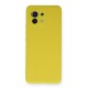 Newface Xiaomi Mi 11 Kılıf Nano içi Kadife Silikon - Sarı Newface Xiaomi Mi 11 Kılıf Nano içi Kadife Silikon - Sarı