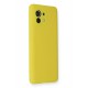 Newface Xiaomi Mi 11 Kılıf Nano içi Kadife Silikon - Sarı Newface Xiaomi Mi 11 Kılıf Nano içi Kadife Silikon - Sarı
