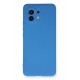 Newface Xiaomi Mi 11 Kılıf Nano içi Kadife Silikon - Mavi Newface Xiaomi Mi 11 Kılıf Nano içi Kadife Silikon - Mavi