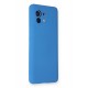 Newface Xiaomi Mi 11 Kılıf Nano içi Kadife Silikon - Mavi Newface Xiaomi Mi 11 Kılıf Nano içi Kadife Silikon - Mavi