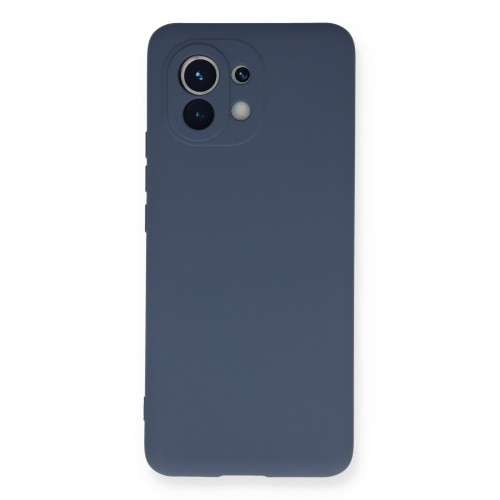 Newface Xiaomi Mi 11 Kılıf Nano içi Kadife Silikon - Gri Newface Xiaomi Mi 11 Kılıf Nano içi Kadife Silikon - Gri