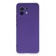 Newface Xiaomi Mi 11 Kılıf Nano içi Kadife Silikon - Mor Newface Xiaomi Mi 11 Kılıf Nano içi Kadife Silikon - Mor