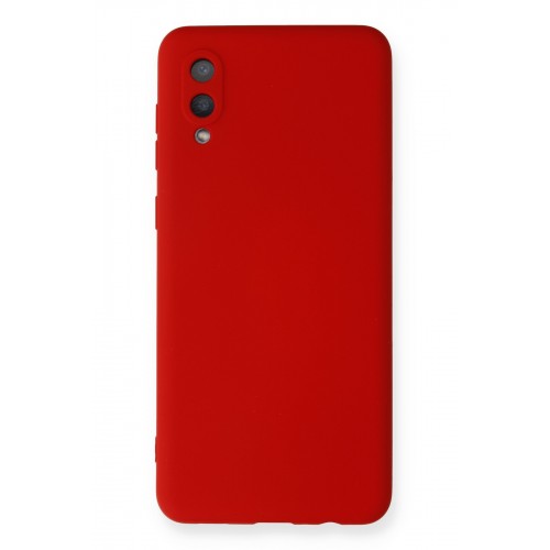 Newface Samsung Galaxy A02 Kılıf Nano içi Kadife Silikon - Kırmızı Newface Samsung Galaxy A02 Kılıf Nano içi Kadife Silikon - Kırmızı