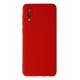 Newface Samsung Galaxy A02 Kılıf Nano içi Kadife Silikon - Kırmızı Newface Samsung Galaxy A02 Kılıf Nano içi Kadife Silikon - Kırmızı