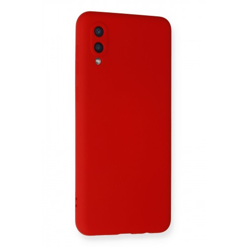 Newface Samsung Galaxy A02 Kılıf Nano içi Kadife Silikon - Kırmızı Newface Samsung Galaxy A02 Kılıf Nano içi Kadife Silikon - Kırmızı