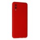 Newface Samsung Galaxy A02 Kılıf Nano içi Kadife Silikon - Kırmızı Newface Samsung Galaxy A02 Kılıf Nano içi Kadife Silikon - Kırmızı
