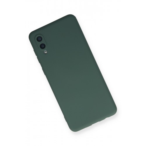 Newface Samsung Galaxy A02 Kılıf Nano içi Kadife Silikon - Koyu Yeşil Newface Samsung Galaxy A02 Kılıf Nano içi Kadife Silikon - Koyu Yeşil