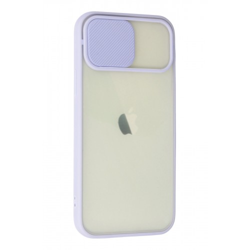 Newface iPhone 12 Kılıf Palm Buzlu Kamera Sürgülü Silikon - Lila Newface iPhone 12 Kılıf Palm Buzlu Kamera Sürgülü Silikon - Lila
