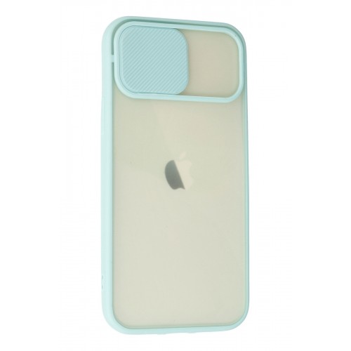 Newface iPhone 12 Kılıf Palm Buzlu Kamera Sürgülü Silikon - Turkuaz Newface iPhone 12 Kılıf Palm Buzlu Kamera Sürgülü Silikon - Turkuaz