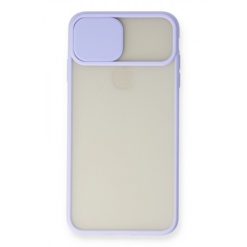 Newface iPhone XS Max Kılıf Palm Buzlu Kamera Sürgülü Silikon - Lila Newface iPhone XS Max Kılıf Palm Buzlu Kamera Sürgülü Silikon - Lila