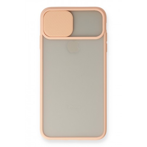 Newface iPhone XS Max Kılıf Palm Buzlu Kamera Sürgülü Silikon - Pembe Newface iPhone XS Max Kılıf Palm Buzlu Kamera Sürgülü Silikon - Pembe