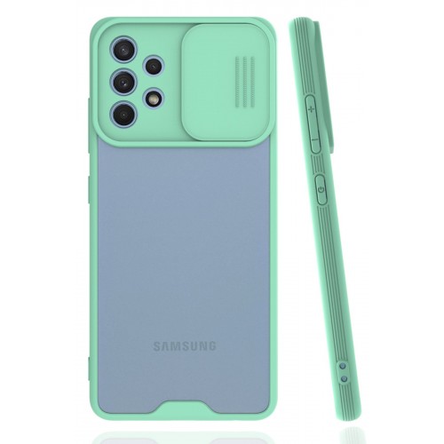 Newface Samsung Galaxy A32 Kılıf Platin Kamera Koruma Silikon - Açık Yeşil Newface Samsung Galaxy A32 Kılıf Platin Kamera Koruma Silikon - Açık Yeşil