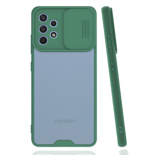 Newface Samsung Galaxy A32 Kılıf Platin Kamera Koruma Silikon - Yeşil Newface Samsung Galaxy A32 Kılıf Platin Kamera Koruma Silikon - Yeşil
