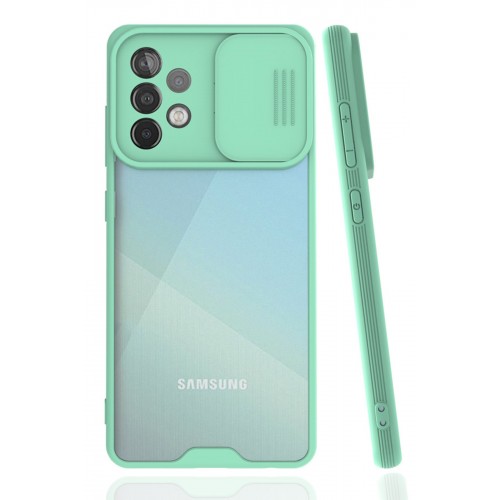 Newface Samsung Galaxy A52 Kılıf Platin Kamera Koruma Silikon - Açık Yeşil Newface Samsung Galaxy A52 Kılıf Platin Kamera Koruma Silikon - Açık Yeşil
