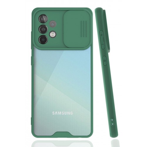 Newface Samsung Galaxy A52 Kılıf Platin Kamera Koruma Silikon - Yeşil Newface Samsung Galaxy A52 Kılıf Platin Kamera Koruma Silikon - Yeşil