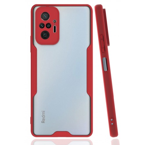 Newface Xiaomi Redmi Note 10 Pro Kılıf Platin Silikon - Kırmızı Newface Xiaomi Redmi Note 10 Pro Kılıf Platin Silikon - Kırmızı