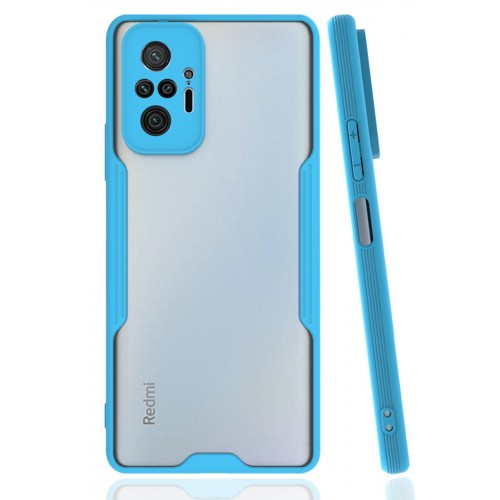 Newface Xiaomi Redmi Note 10 Pro Kılıf Platin Silikon - Mavi Newface Xiaomi Redmi Note 10 Pro Kılıf Platin Silikon - Mavi