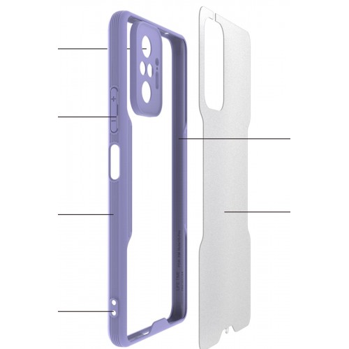Newface Xiaomi Redmi Note 10 Pro Kılıf Platin Silikon - Mavi Newface Xiaomi Redmi Note 10 Pro Kılıf Platin Silikon - Mavi