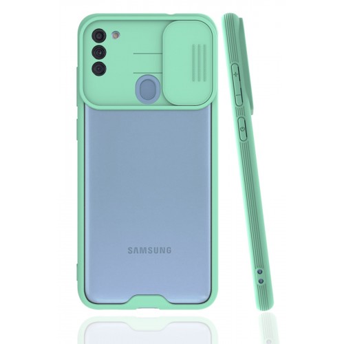 Newface Samsung Galaxy A11 Kılıf Platin Kamera Koruma Silikon - Açık Yeşil Newface Samsung Galaxy A11 Kılıf Platin Kamera Koruma Silikon - Açık Yeşil