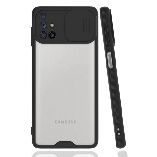 Newface Samsung Galaxy M51 Kılıf Platin Kamera Koruma Silikon - Siyah Newface Samsung Galaxy M51 Kılıf Platin Kamera Koruma Silikon - Siyah