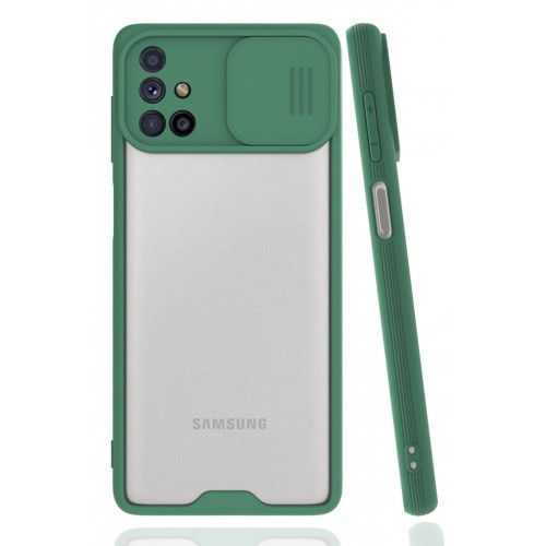 Newface Samsung Galaxy M51 Kılıf Platin Kamera Koruma Silikon - Yeşil Newface Samsung Galaxy M51 Kılıf Platin Kamera Koruma Silikon - Yeşil