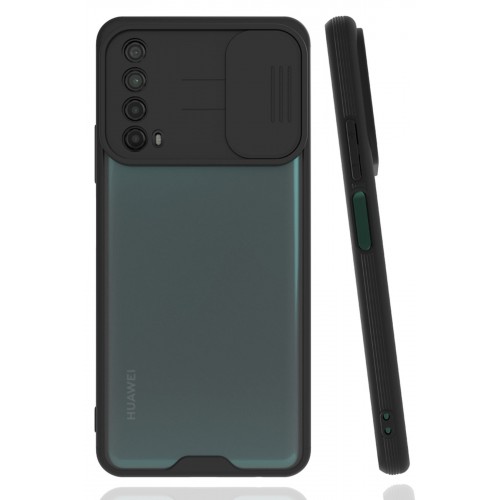 Newface Huawei P Smart 2021 Kılıf Platin Kamera Koruma Silikon - Siyah Newface Huawei P Smart 2021 Kılıf Platin Kamera Koruma Silikon - Siyah
