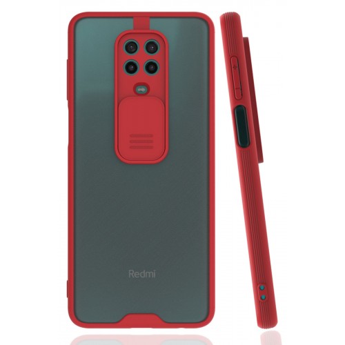 Newface Xiaomi Redmi Note 9S Kılıf Platin Kamera Koruma Silikon - Kırmızı Newface Xiaomi Redmi Note 9S Kılıf Platin Kamera Koruma Silikon - Kırmızı