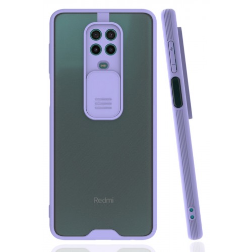 Newface Xiaomi Redmi Note 9 Pro Kılıf Platin Kamera Koruma Silikon - Lila Newface Xiaomi Redmi Note 9 Pro Kılıf Platin Kamera Koruma Silikon - Lila