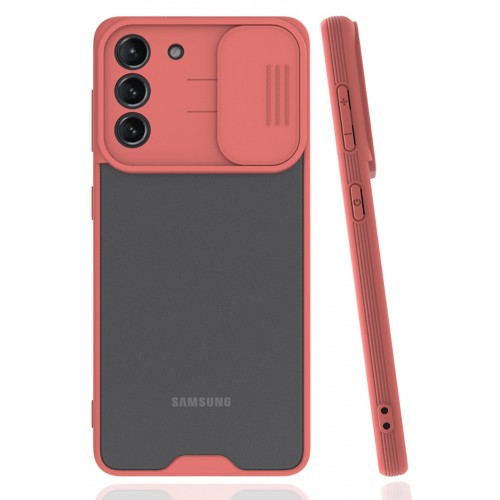 Newface Samsung Galaxy S21 Kılıf Platin Kamera Koruma Silikon - Pembe Newface Samsung Galaxy S21 Kılıf Platin Kamera Koruma Silikon - Pembe