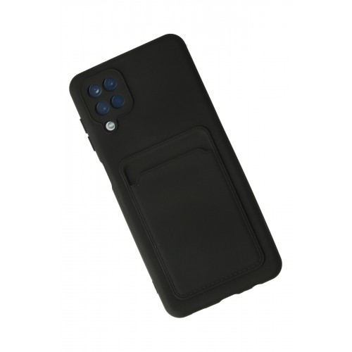 Newface Samsung Galaxy A12 Kılıf Kelvin Kartvizitli Silikon - Siyah Newface Samsung Galaxy A12 Kılıf Kelvin Kartvizitli Silikon - Siyah