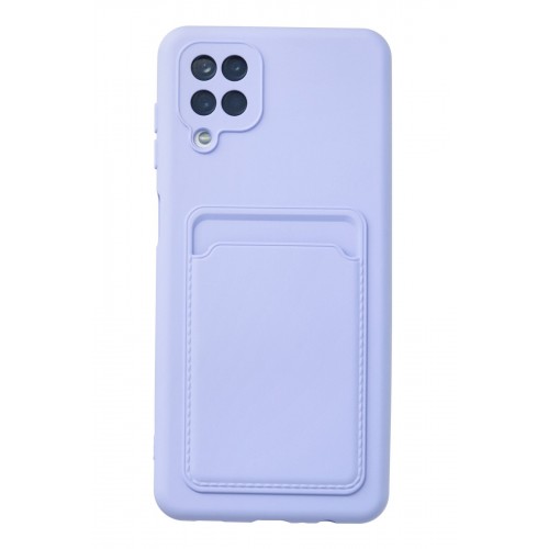 Newface Samsung Galaxy A12 Kılıf Kelvin Kartvizitli Silikon - Lila Newface Samsung Galaxy A12 Kılıf Kelvin Kartvizitli Silikon - Lila