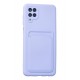 Newface Samsung Galaxy A12 Kılıf Kelvin Kartvizitli Silikon - Lila Newface Samsung Galaxy A12 Kılıf Kelvin Kartvizitli Silikon - Lila