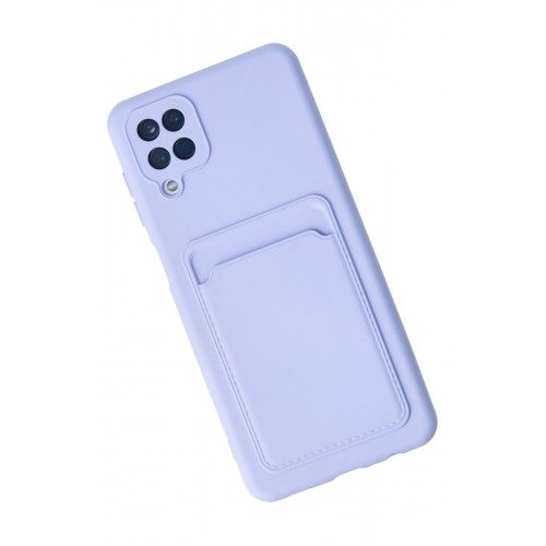 Newface Samsung Galaxy A12 Kılıf Kelvin Kartvizitli Silikon - Lila Newface Samsung Galaxy A12 Kılıf Kelvin Kartvizitli Silikon - Lila