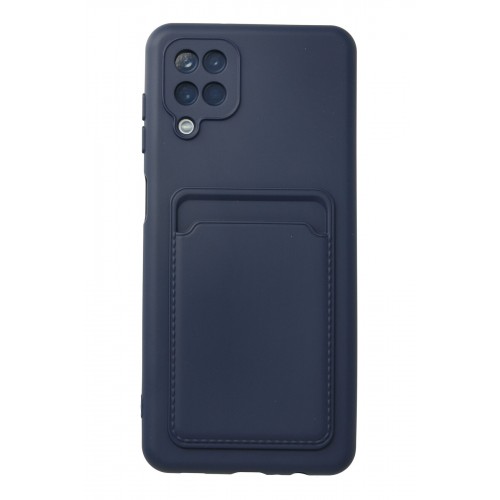Newface Samsung Galaxy A12 Kılıf Kelvin Kartvizitli Silikon - Lacivert Newface Samsung Galaxy A12 Kılıf Kelvin Kartvizitli Silikon - Lacivert