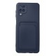 Newface Samsung Galaxy A12 Kılıf Kelvin Kartvizitli Silikon - Lacivert Newface Samsung Galaxy A12 Kılıf Kelvin Kartvizitli Silikon - Lacivert