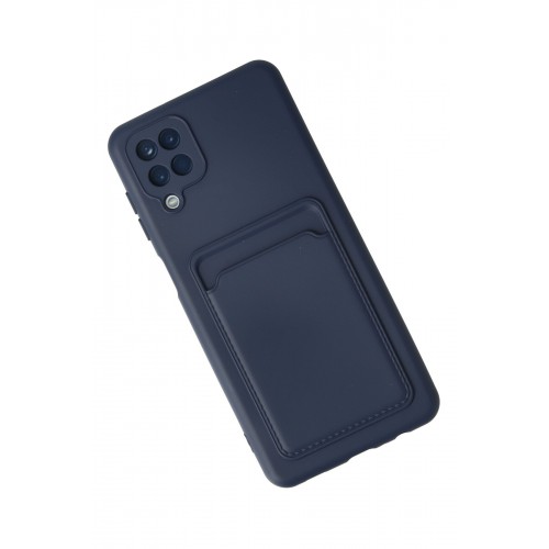 Newface Samsung Galaxy A12 Kılıf Kelvin Kartvizitli Silikon - Lacivert Newface Samsung Galaxy A12 Kılıf Kelvin Kartvizitli Silikon - Lacivert