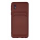 Newface Samsung Galaxy A01 Core Kılıf Kelvin Kartvizitli Silikon - Bordo Newface Samsung Galaxy A01 Core Kılıf Kelvin Kartvizitli Silikon - Bordo