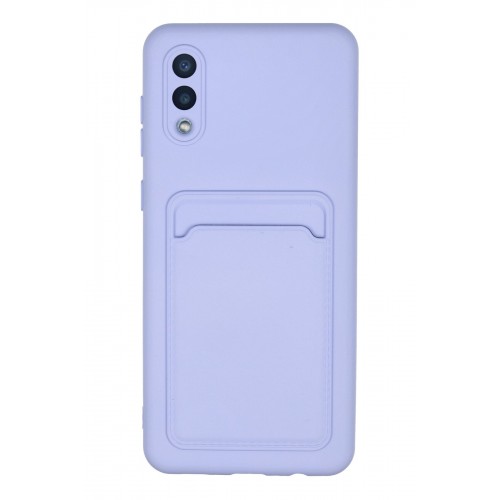Newface Samsung Galaxy A02 Kılıf Kelvin Kartvizitli Silikon - Lila Newface Samsung Galaxy A02 Kılıf Kelvin Kartvizitli Silikon - Lila