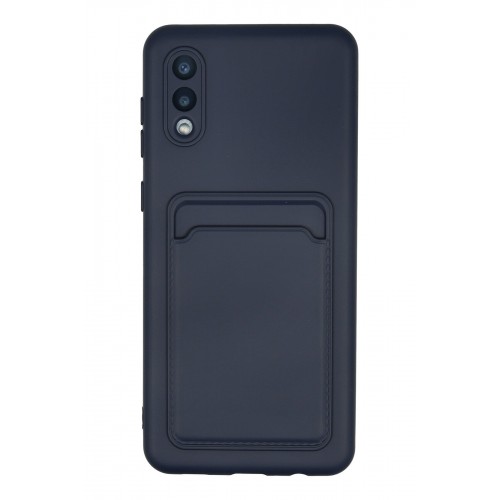 Newface Samsung Galaxy A02 Kılıf Kelvin Kartvizitli Silikon - Lacivert Newface Samsung Galaxy A02 Kılıf Kelvin Kartvizitli Silikon - Lacivert