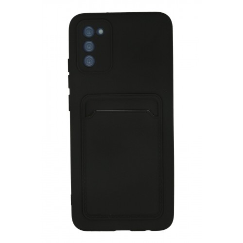 Newface Samsung Galaxy A02S Kılıf Kelvin Kartvizitli Silikon - Siyah Newface Samsung Galaxy A02S Kılıf Kelvin Kartvizitli Silikon - Siyah