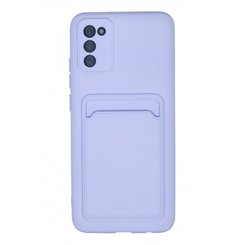 Newface Samsung Galaxy A02S Kılıf Kelvin Kartvizitli Silikon - Lila Newface Samsung Galaxy A02S Kılıf Kelvin Kartvizitli Silikon - Lila