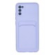 Newface Samsung Galaxy A02S Kılıf Kelvin Kartvizitli Silikon - Lila Newface Samsung Galaxy A02S Kılıf Kelvin Kartvizitli Silikon - Lila