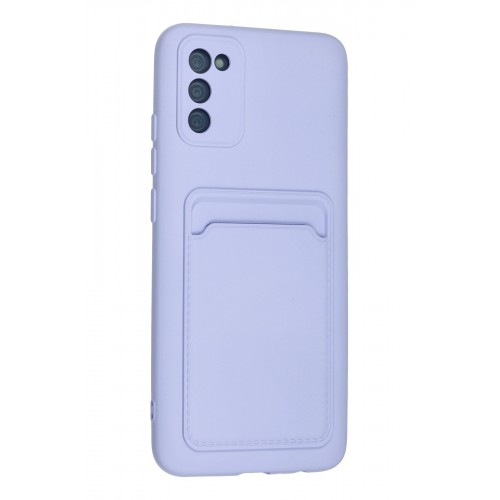 Newface Samsung Galaxy A02S Kılıf Kelvin Kartvizitli Silikon - Lila Newface Samsung Galaxy A02S Kılıf Kelvin Kartvizitli Silikon - Lila
